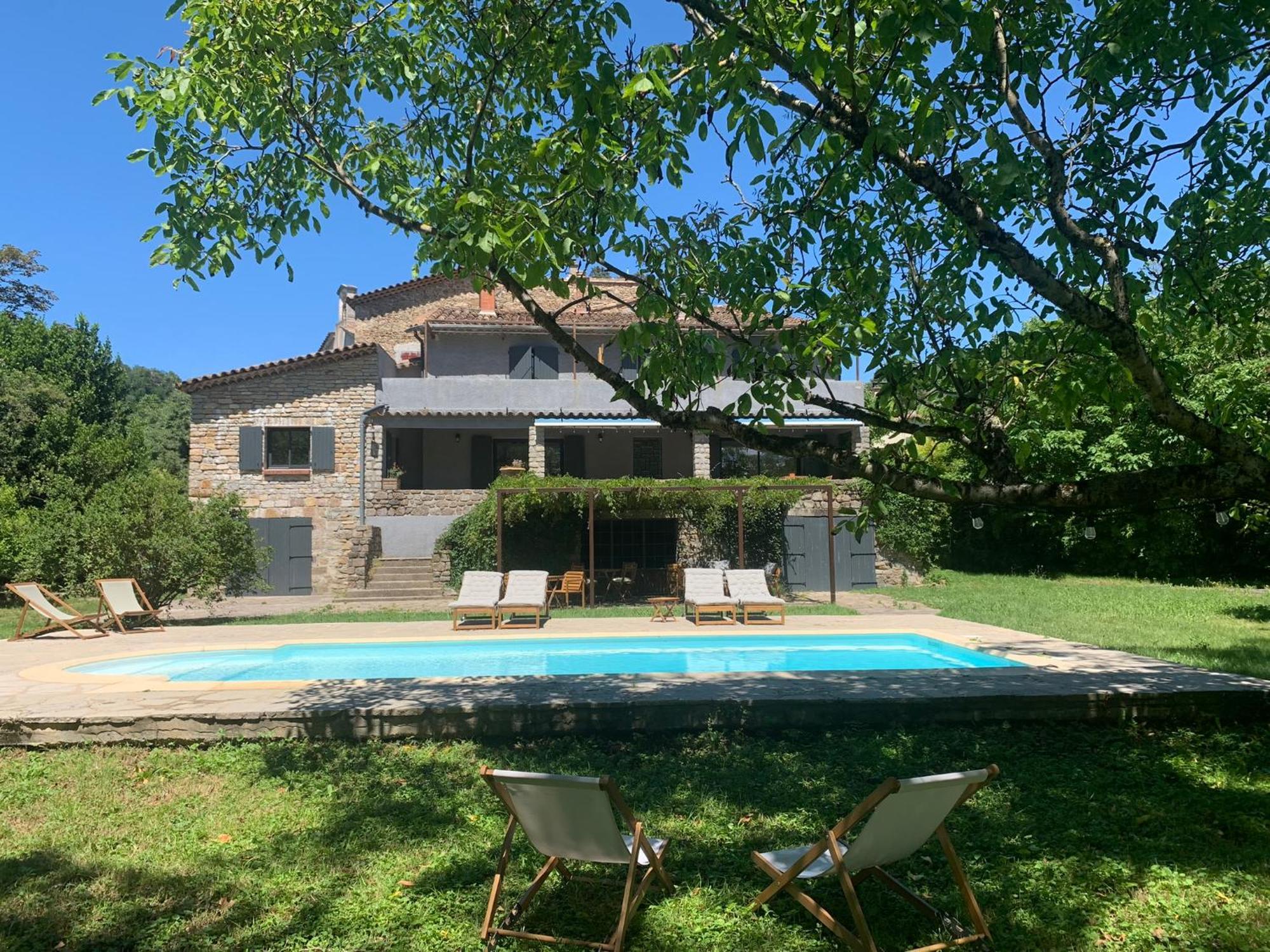 L'Auberge Du Ranc Saint Sebastien d'Aigrefeuille Exteriör bild